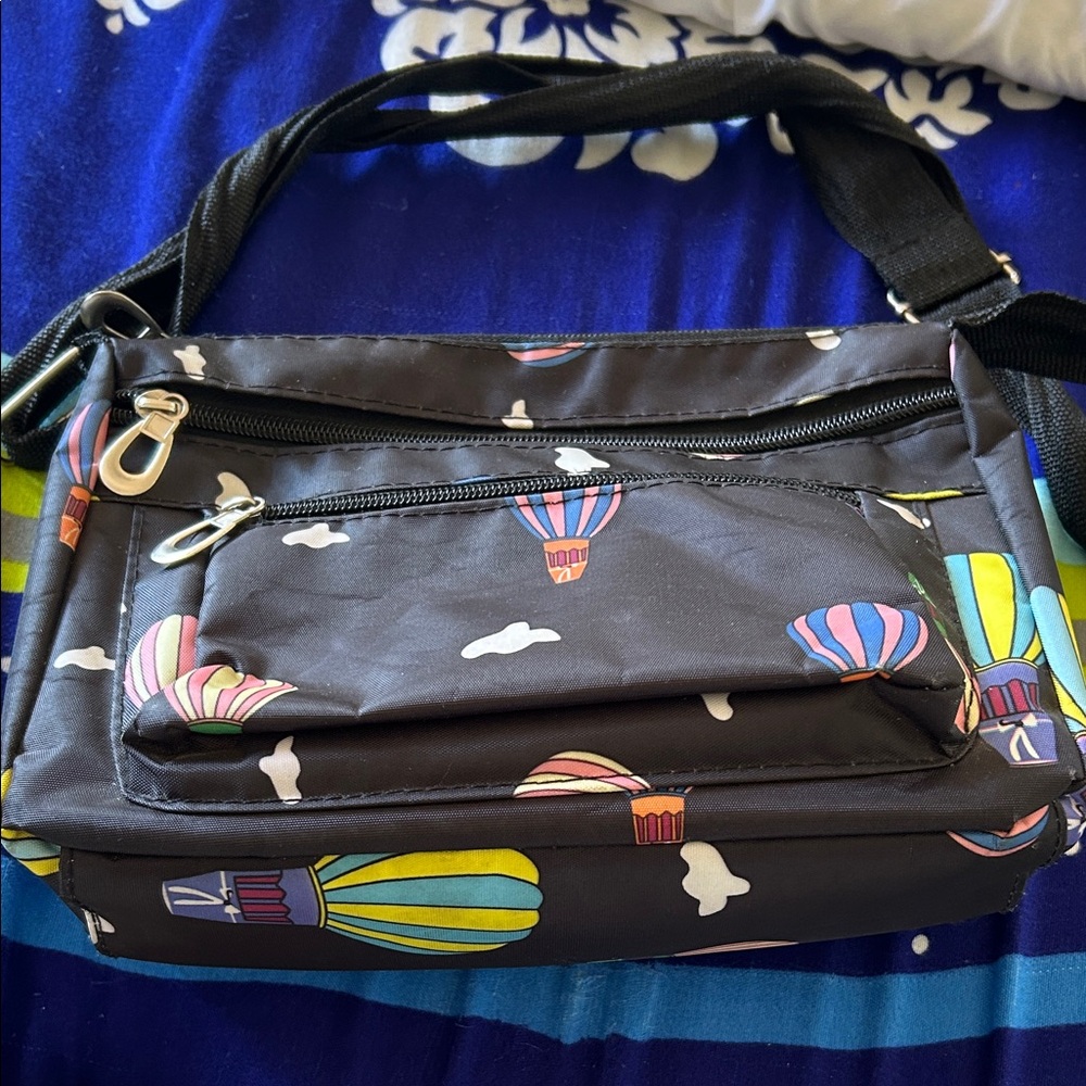The Normal Brand Black Hot Air Balloon Crossbody Bag